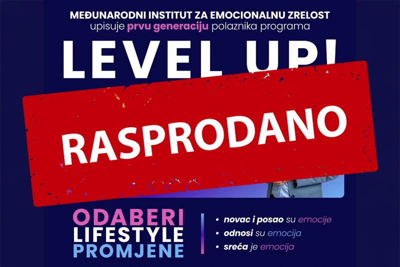 LEVEL UP! AKADEMIJA program emocionalnog obrazovanja – od 21.10.